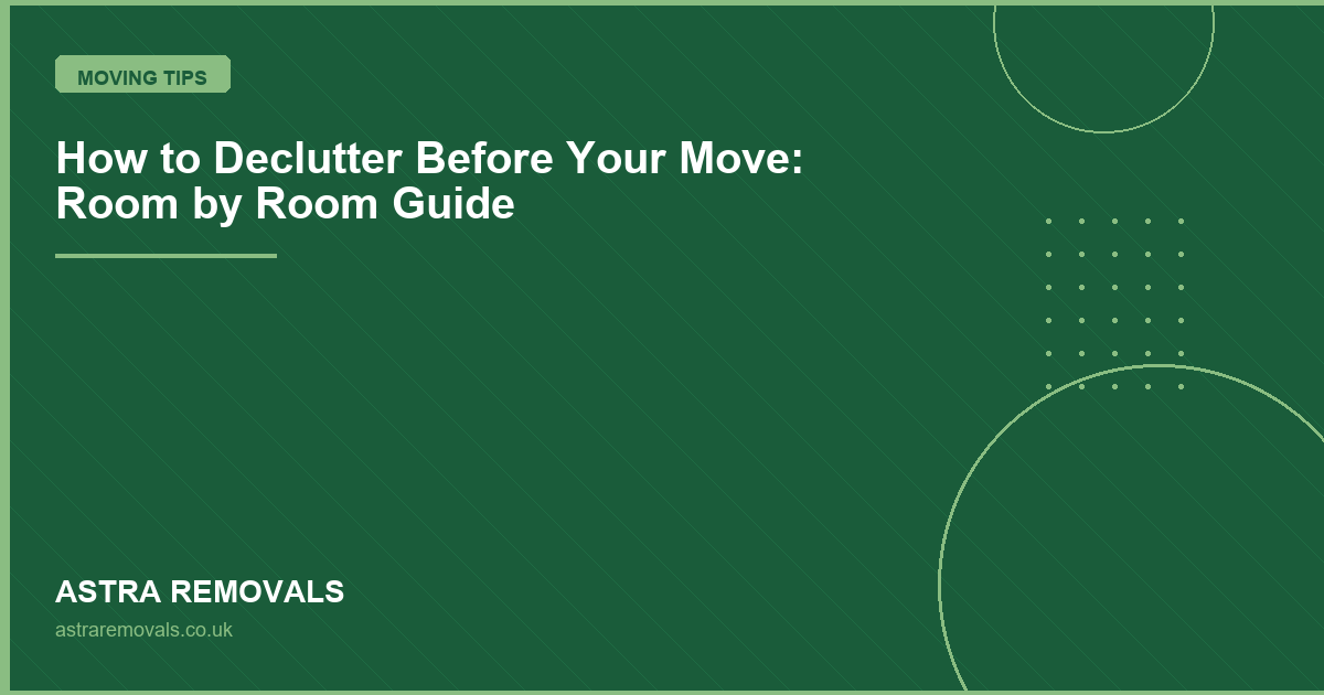 How to Declutter Before Your Move: Room by Room Guide